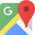 Google Maps application icon showing colorful map pin and location marker symbol